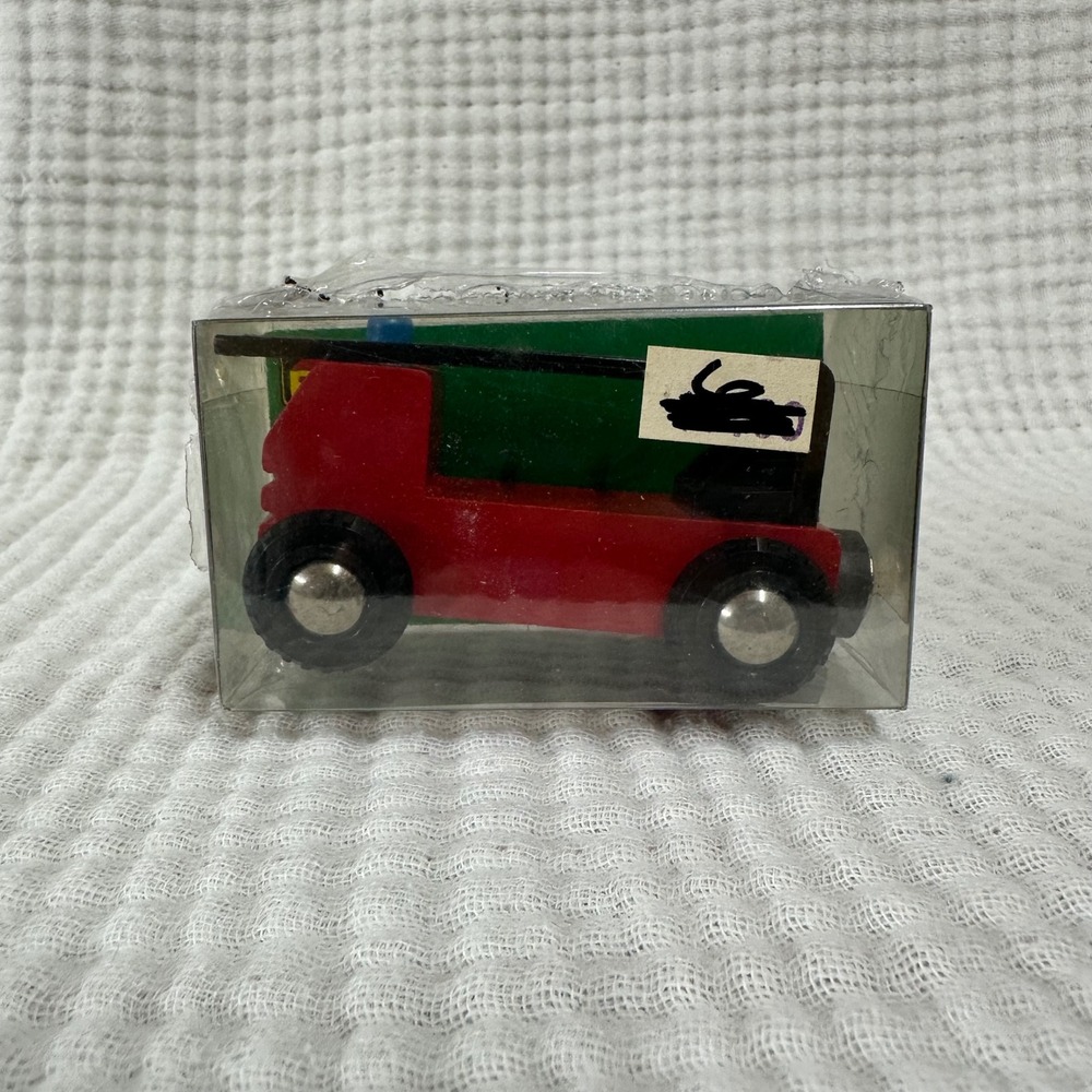 BRIO 33618 Fire Engine Ladder Truck Genuine Sweden Wood Toy VTG 1994